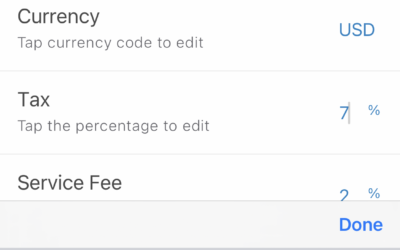 Custom Tax Rate